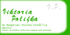 viktoria polifka business card